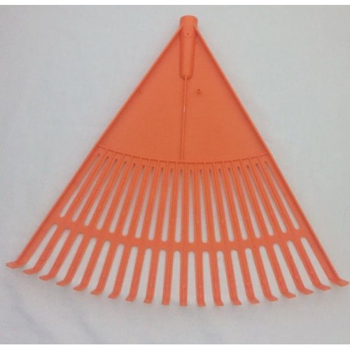 Plastik bahçe tırmığı turuncu 20 diş